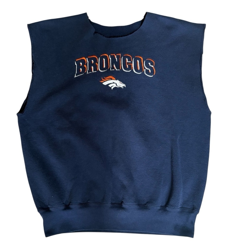 Vintage Broncos Cut-off Crewneck